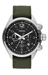 Fossil Flight Chronograph Nylon Strap Watch $105.00