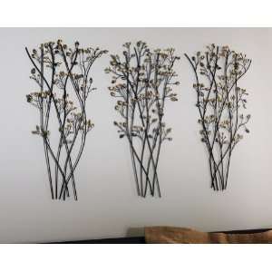 Stem Branches Nature Inspired Metal Wall Art Decor By Collections Etc
