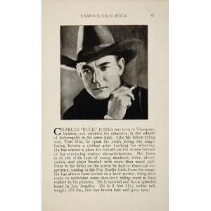  1925 Charles Buck Jones Cowboy Bebe Daniels Silent Film 