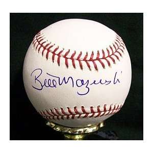 Bill Mazeroski Autographed Baseball   Autographed Baseballs