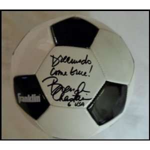 Brandi Chastain Signed Soccer Ball