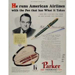   Ad Parker Vacumatic Fountain Pen C. R. Smith AA   Original Print Ad