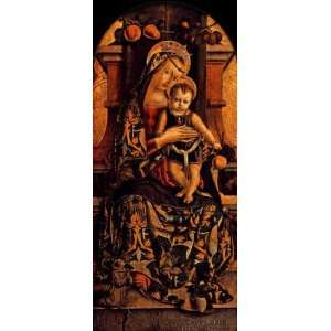   Carlo Crivelli   24 x 56 inches   The Virgin and Ch