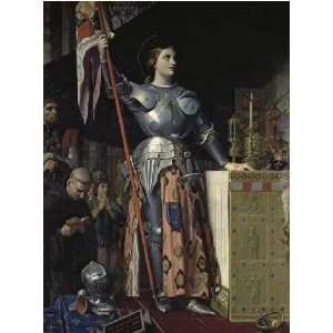 Joan of Arc at the Coronation of Charles VII by Jean Auguste Dominique 