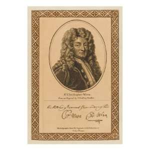  Sir Christopher Wren Architect and Town Planner with His 
