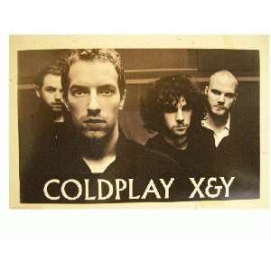  ColdPlay Poster X and Y & Band Shot Cold Play 2 sided 