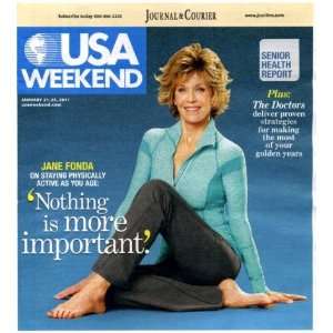   Jane Fonda on Cover, Senior Health Report, What Conan OBrien Loves