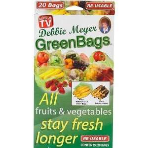 Debbie Meyer 20 Green Bags (3 Packs)