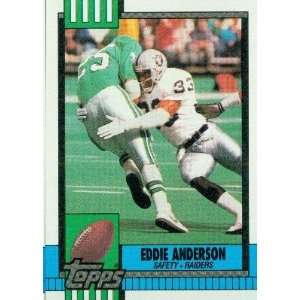  1990 Topps #293 Eddie Anderson RC   Los Angeles Raiders 