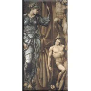 The Wheel of Fortune 8x16 Streched Canvas Art by Burne Jones, Edward