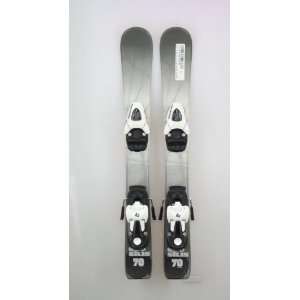  New ECO Gray & Black Cracks Kids Shape Snow Ski with 
