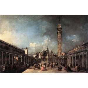 Hand Made Oil Reproduction   Francesco Lazzaro Guardi   32 x 22 inches 