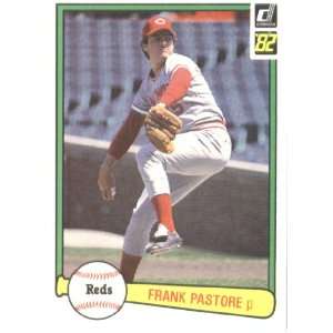  1982 Donruss # 122 Frank Pastore Cincinnati Reds Baseball 