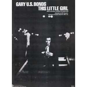    Sheet Music This Little Girl Gary US Bonds 183 
