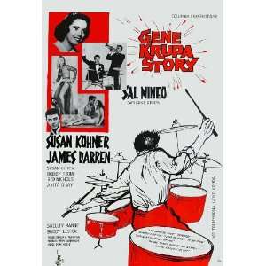  The Gene Krupa Story (1960) 27 x 40 Movie Poster Style B 
