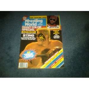 Wrestling World October 1988 (George The Animal Steele, Sting, Macho 