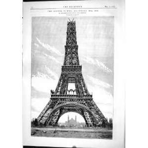  1889 Engineering Eiffel Tower Paris France Alexander Gustave 