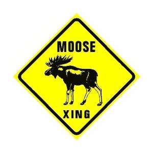  MOOSE CROSSING sign * hunt elk deer sport