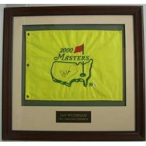  Ian Woosnam 2000 Masters Flag Custom Framed   Golf Flags 