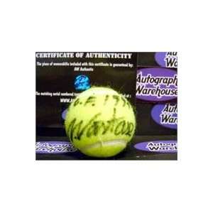 Ilie Nastase autographed Tennis Ball inscribed HOF 1994