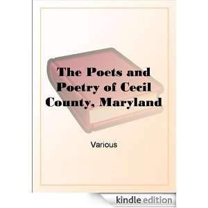   Poetry of Cecil County, Maryland Various  Kindle Store