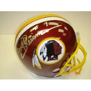 Joe Theismann signed Washington Redskins replica helmet