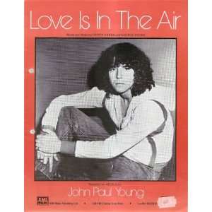    Sheet Music Love Is In The Air John Paul Young 179 