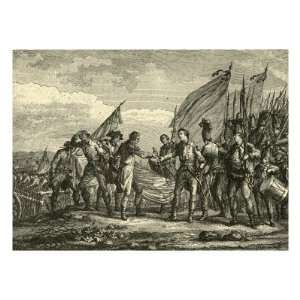 The Surrender of General John Burgoyne at the Battle of Saratoga, 7th 
