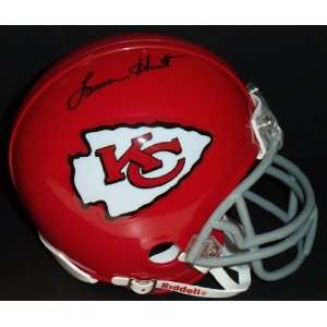 Lamar Hunt Autographed Kansas City Chiefs Mini Helmet   New Arrivals 