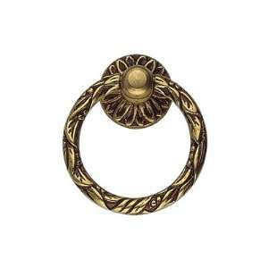 Louis VI 1.68 Brass Ring Pull in French Antique Gold