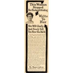   Cure Mrs. Margaret Anderson   Original Print Ad