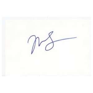 MARLEY SHELTON Signed Index Card In Person