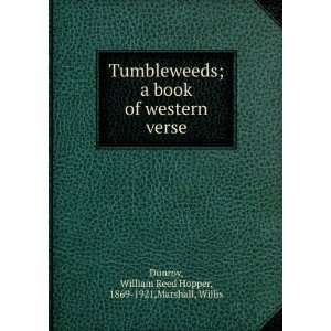   of western verse, William Reed Hopper Marshall, Willis. Dunroy Books