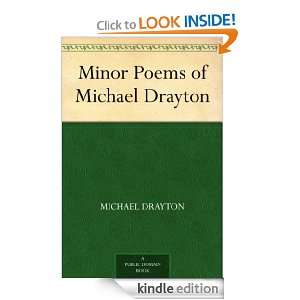 Minor Poems of Michael Drayton Michael Drayton  Kindle 