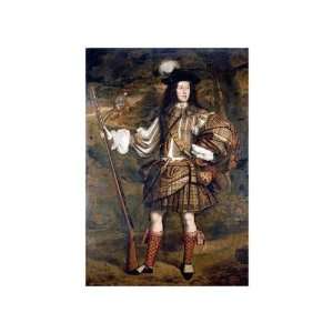 Highland Chieftain by John Michael Wright. size 11 inches width by 14 