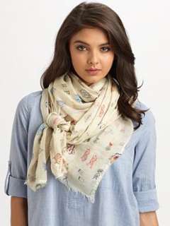 Stella McCartney   Monogram Print Scarf