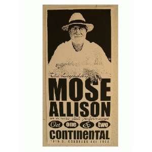 Mose Allison Handbill Poster Continental Club