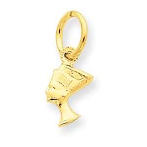  14k Nefertiti Charm Jewelry