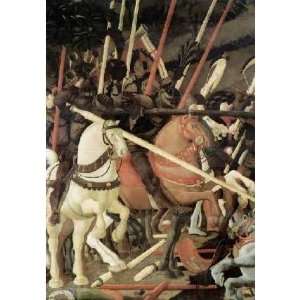  Battle of San Romano (Detail) by Paolo Uccello 15.38X22.00 