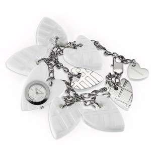 BURBERRY Womens Heart Charm Bracelet Watch BU5261  