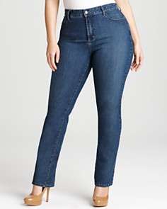 Not Your Daughters Jeans Plus Size Marilyn Straight Jeans with 