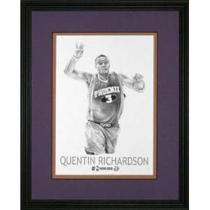  Quentin Richardson Phoenix Suns 5x7 Framed Print Sports 