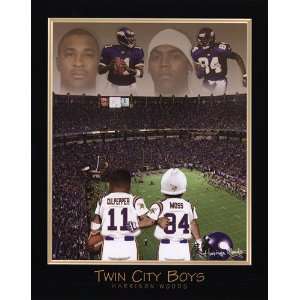 Twin City Boys   Daunte Culpepper & Randy Moss Beautiful MUSEUM WRAP 