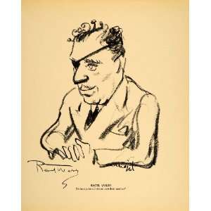  1938 Raoul Walsh Film Director Henry Major Lithograph 