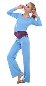   Womens Yoga shirts(2pcs)+Yoga Pants Yoga Workout clothes(3PCS)  