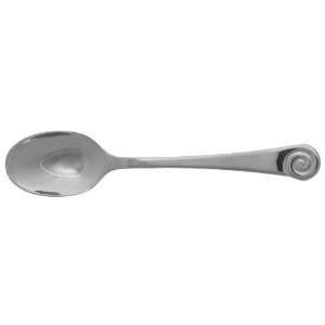 Robert Welch Ammonite Bright (Stainless) Place/Oval Soup Spoon 