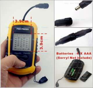 Portable Fish Finder Depth Alarm Fishing Sonar Sensor  
