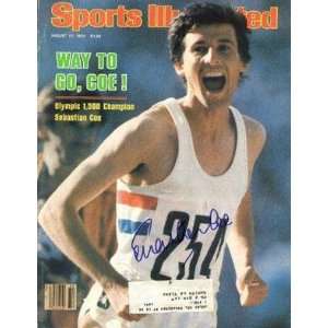  Sebastian Coe autographed Sports Illustrated Magazine 