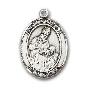  Sterling Silver St. Ambrose Medal Jewelry