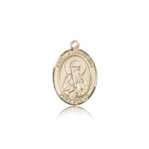  14kt Gold St. Athanasius Medal Jewelry